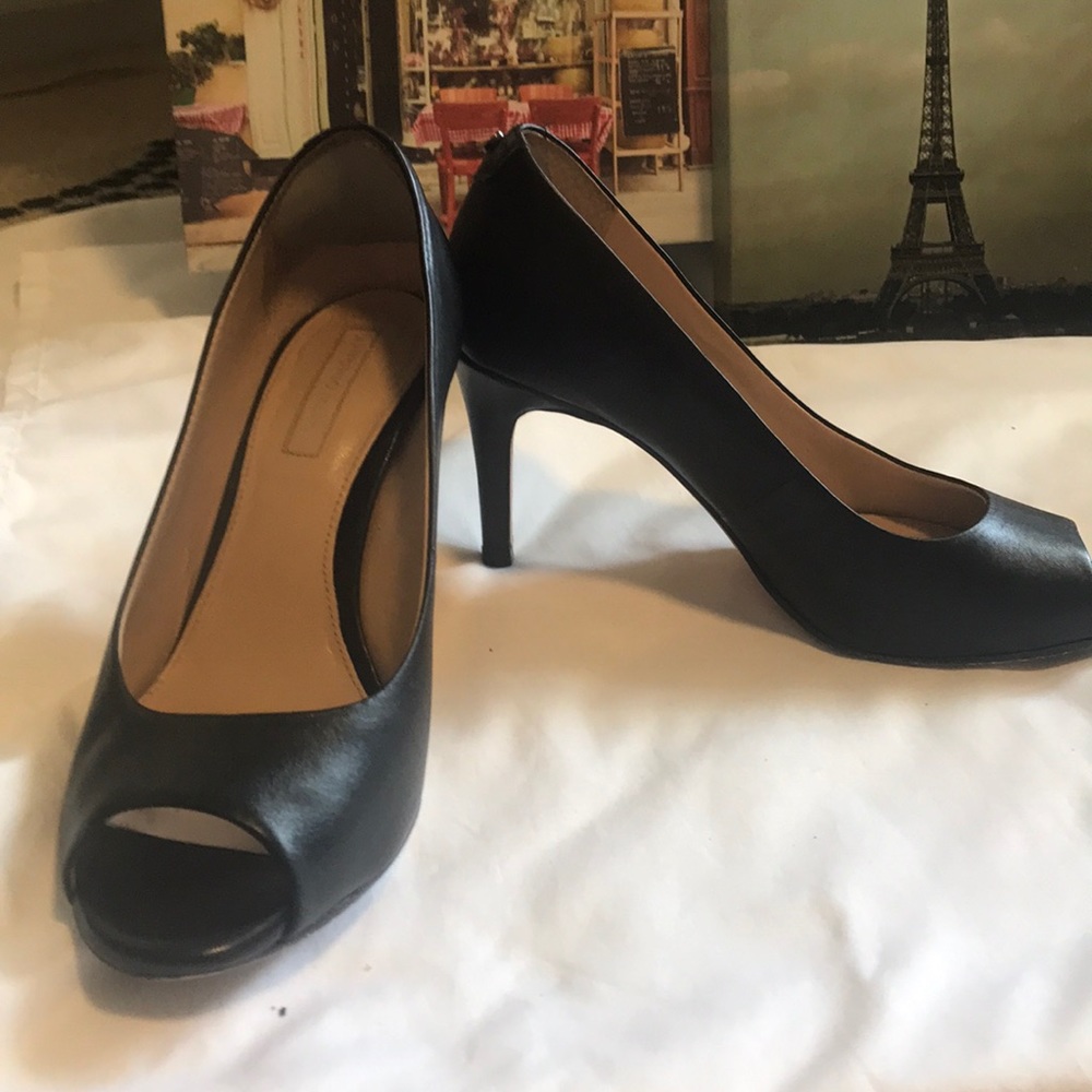 COPY - Antonio Melani Black Leather Pumps